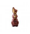 Grand Lapin de Pâques chocolat lait décoré 26 cm 300 gr