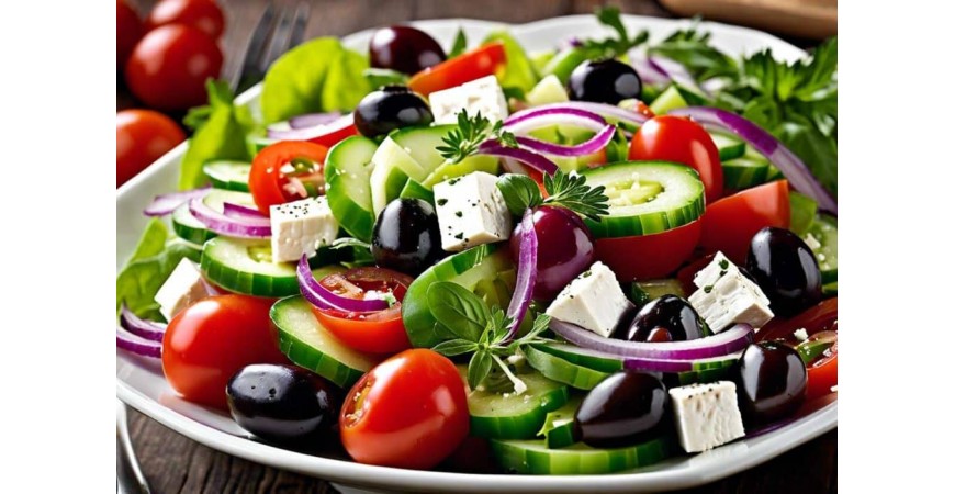 Salade Grecque Authentique, recette Fraîche et Estivale