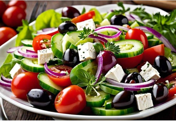 Salade Grecque Authentique, recette Fraîche et Estivale